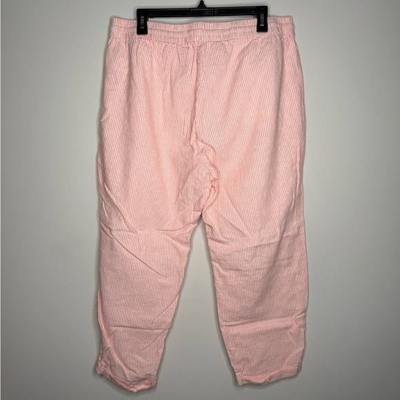 J. Crew Coral Striped Pajamas - Picture 9 of 9
